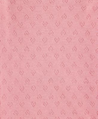 Baby Girls Cotton Puppy Long-Sleeve Bodysuits, 4 Pack 