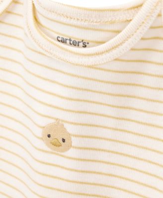 Baby Little Hooded Cardigan, Duck Bodysuit & Pants, 3 Piece Set  