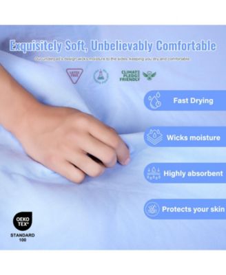 Washable Underpads, Reusable Ultra Absorbent Incontinence Bed Pads for Adults & Seniors, Protective & Durable Bedding Shield, 2 Pack