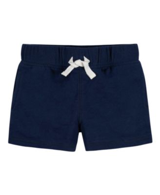 Baby Boys 3-Pack Pull-On Knit Shorts, Gray & Black, 18 Months