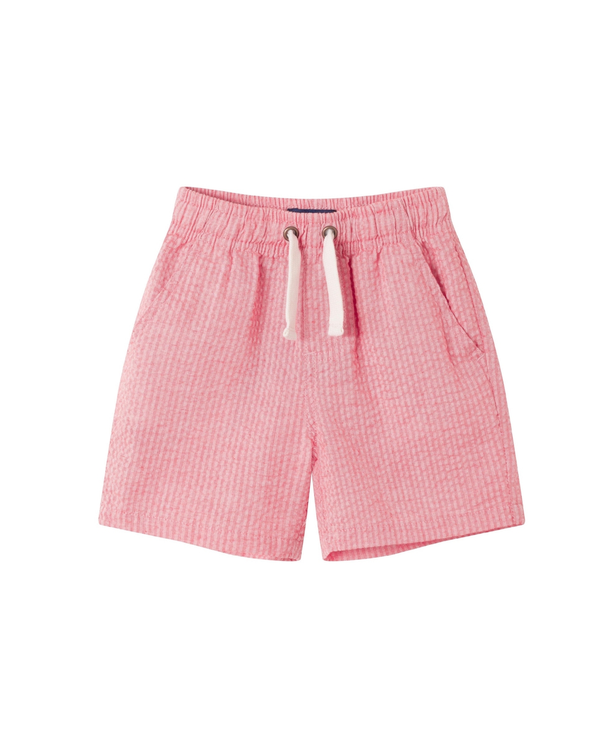 Andy & Evan Toddler Boys Toddler/Child Coral Seersucker Short Sleeve Buttondown Shirt Set