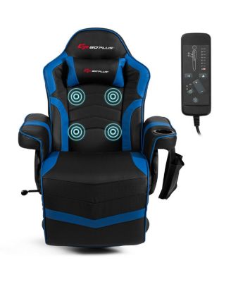 Ergonomic High Back Massage Gaming Chair with Pillow