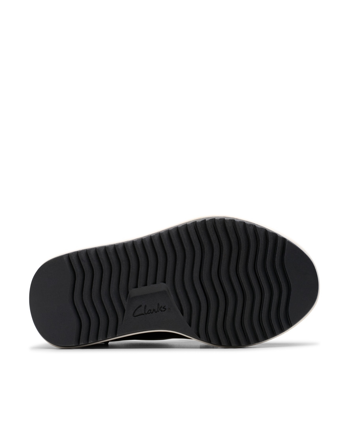 Clarks Women's Collection Zylah May Shoes In Black,white Leather