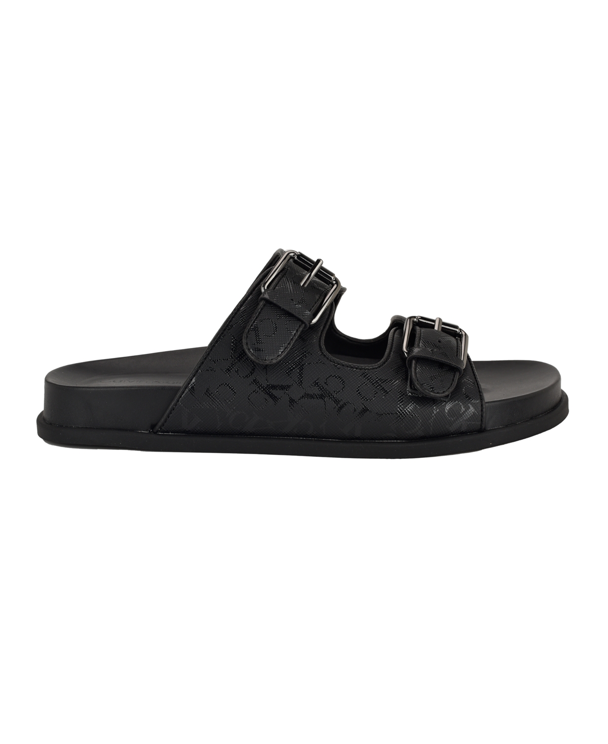 Calvin Klein Vibe Slide Sandal In Black Logo