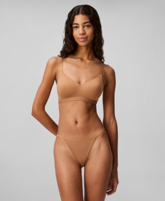 Women's Form To Body Lightly Lined Bralette Bra QF7618