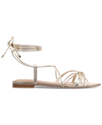 Women's Kharmaa Lace-up Flat Sandals, Exclusively at Macy's