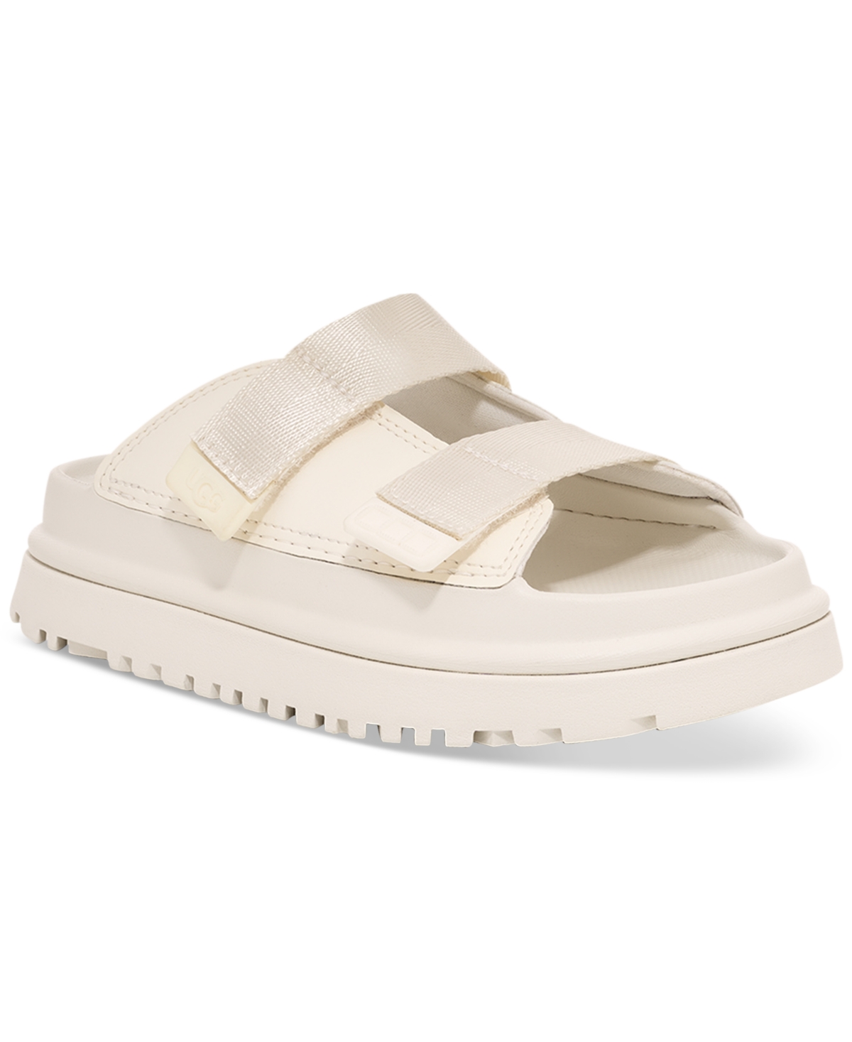 Ugg Goldenglow Ivory Fabric Blend Slippers