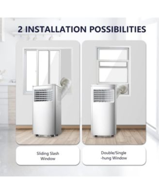 8,000 BTU Portable Air Conditioners, Air Conditioner for Room Up to 350 Sq.Ft, 3-in-1 Portable AC Unit Cool & Dehumidifier & Fan Modes with Remote Control