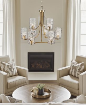 31.25" Opulentia 9-light Iron Chandelier