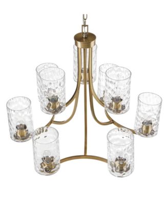 31.25" Opulentia 9-light Iron Chandelier