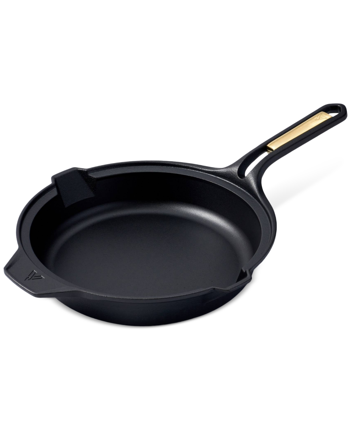Victoria Signature Series 10" Cast Iron Skillet In Black And Gold