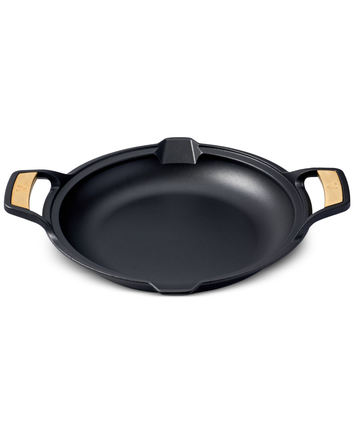 Victoria Signature Series 13" Cast Iron Skillet In Black And Gold