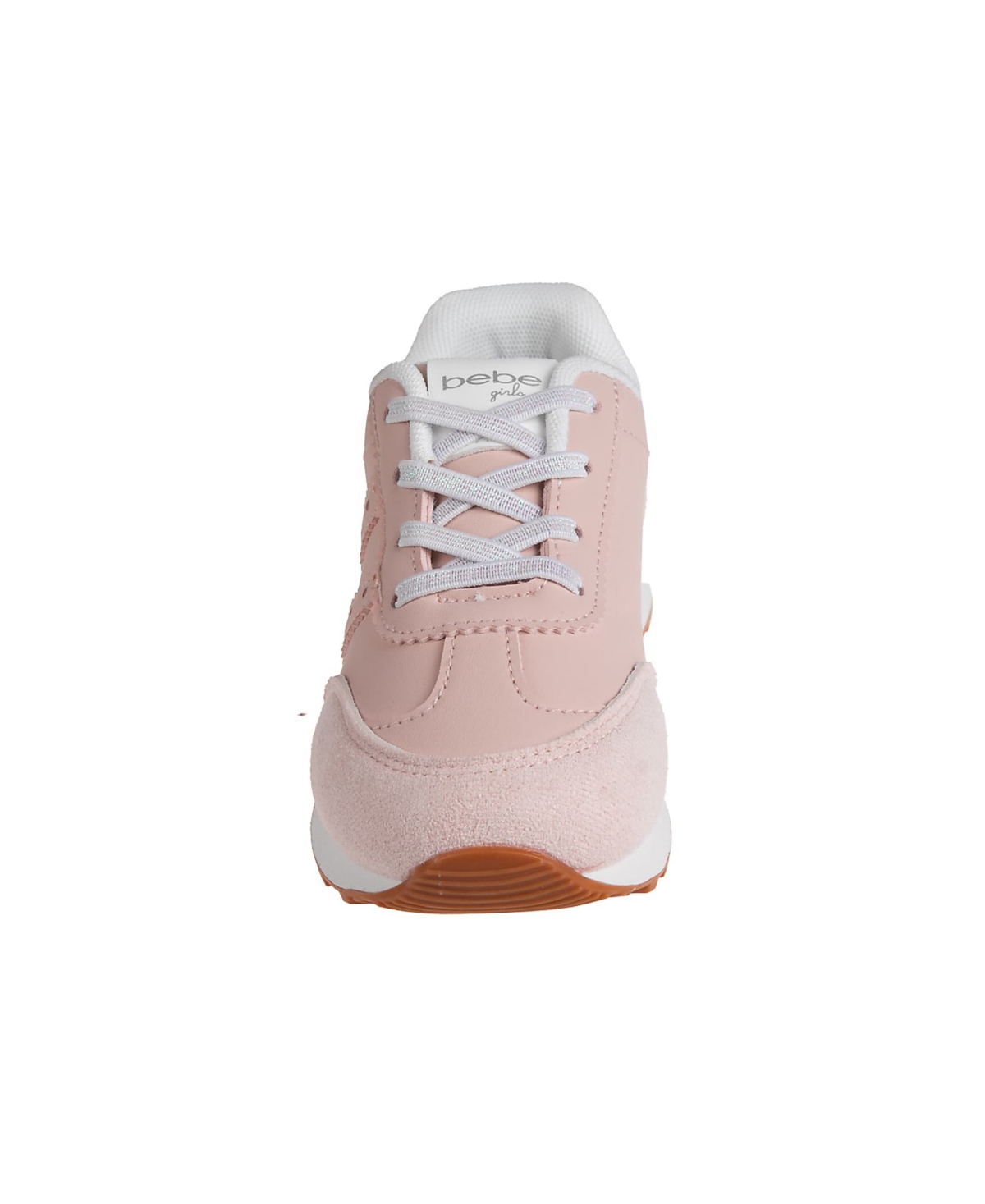 Bebe Toddler Girls Jogger With Rhinestones Shoe In Blush