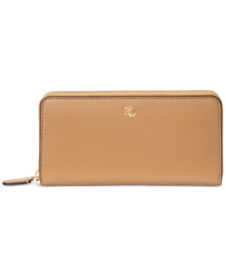 Women's Full-Grain Leather Large Zip Continental Wallet
