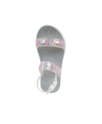 Toddler Girls Loose Glitter Straps Sandals