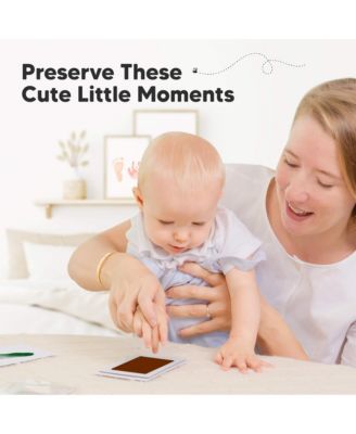 4pk Inkless Ink Pad for Baby Hand and Footprint Kit, Clean Touch Dog Paw, Dog Nose Print Kit, Baby & Pet Safe