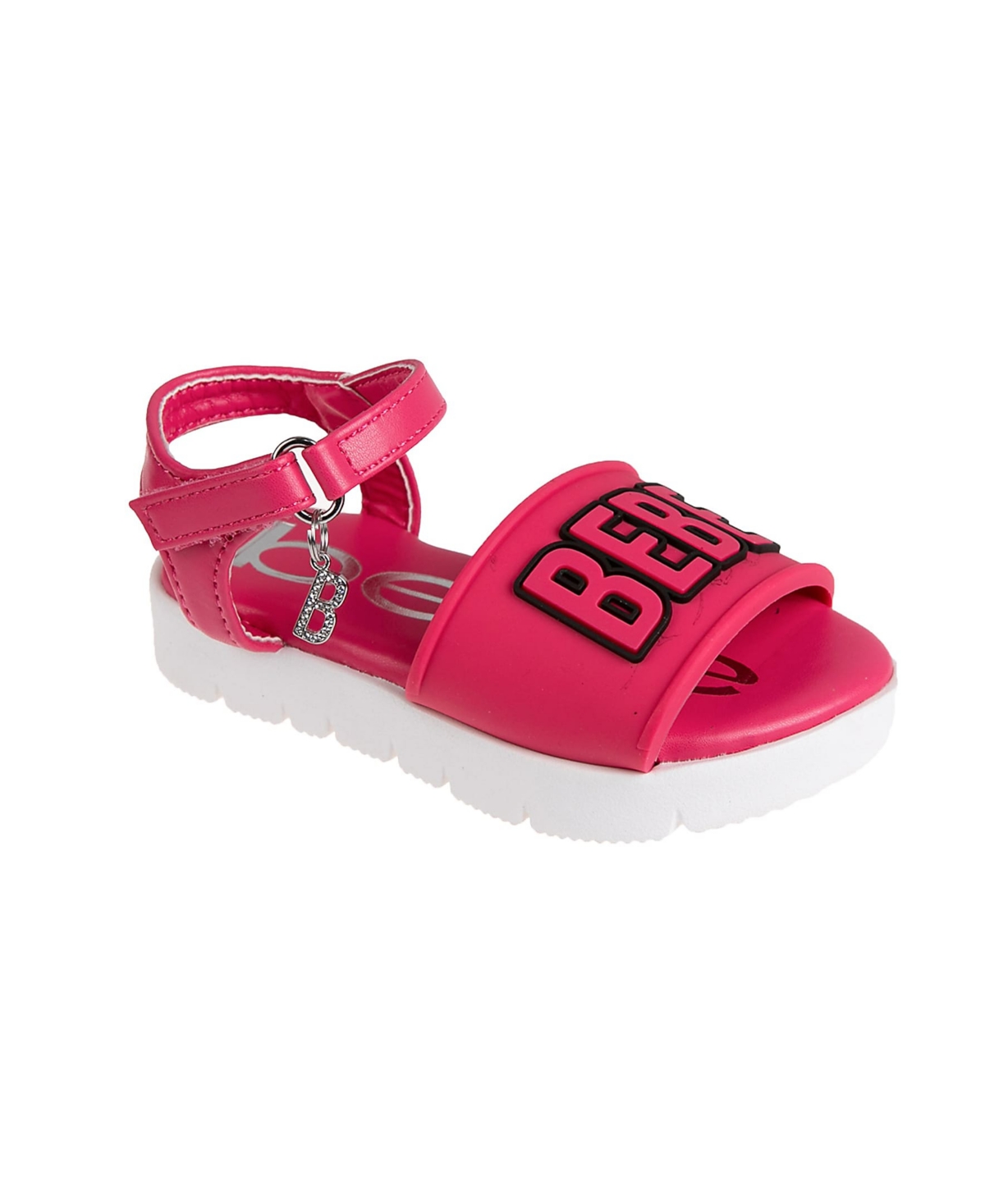 Bebe Toddler Girls Trendy And Comfortable Sandals In Fuchsia