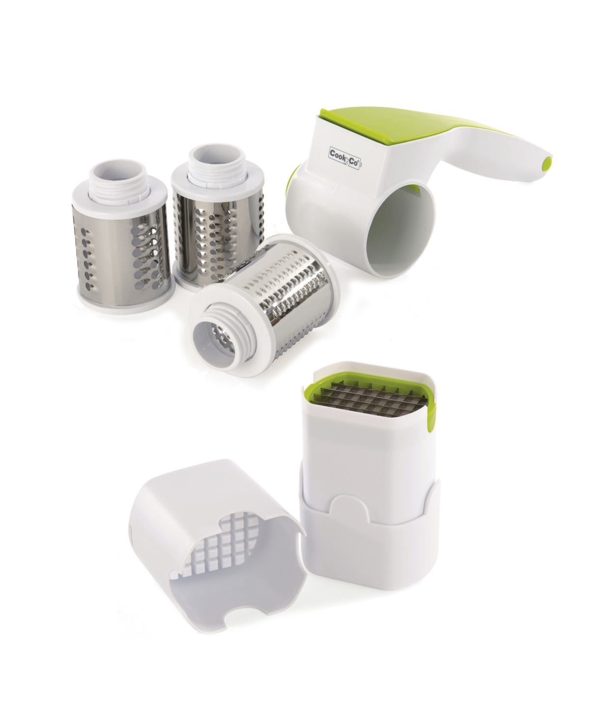 Berghoff Essentials 5-pc. French Fry And Rotary Cheese Grater Set In Green