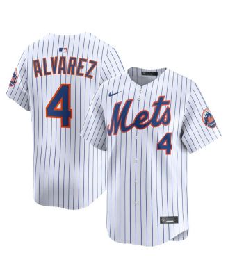 Nike - Men's Francisco Alvarez White New York Mets Home Limited Player Jersey