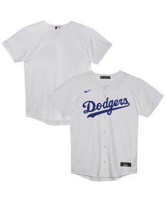 Outerstuff - Juvenile White Los Angeles Dodgers Home Blank Replica Jersey