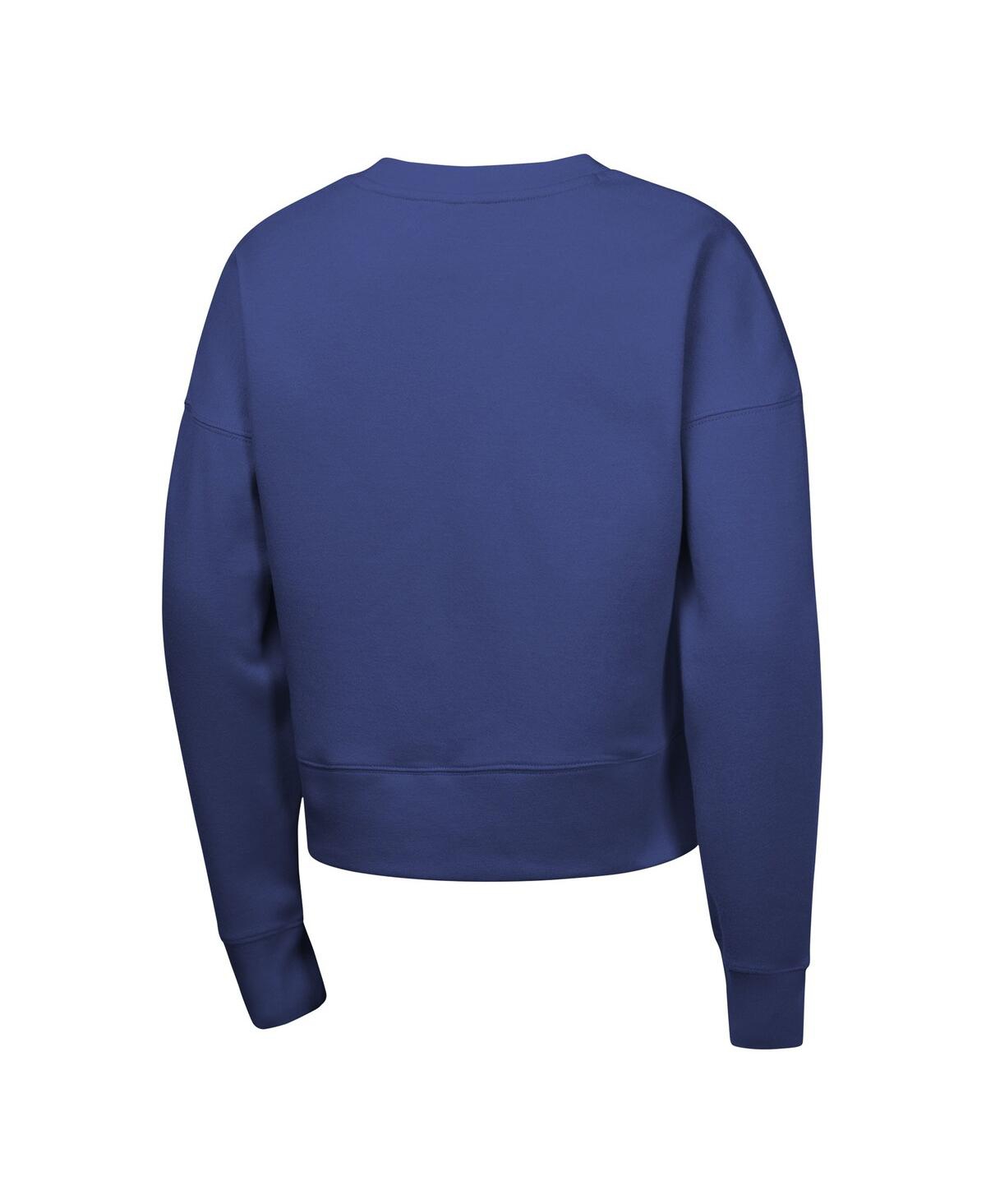 Nike Big Girls Royal Chicago Cubs Fleece Sweatshirt In Royal
