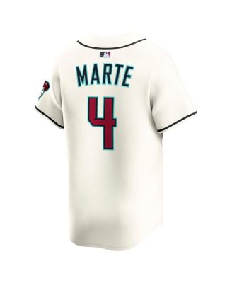 Men's Ketel Marte Cream Arizona Diamondbacks Alternate Limited Player Jersey