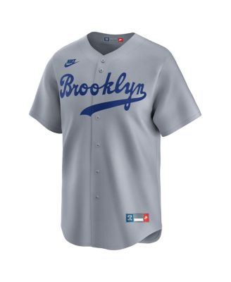 Men's White Brooklyn Dodgers Throwback Cooperstown Collection Limited Jersey