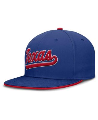 Men's Royal Texas Rangers True Performance Fitted Hat