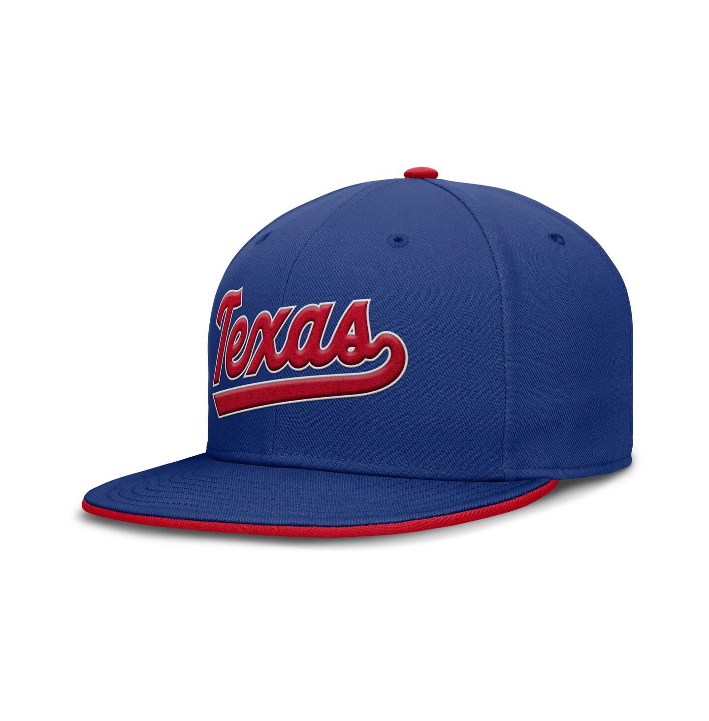 Мужская кепка Nike Royal Texas Rangers True Performance Fitted Hat — фото 3