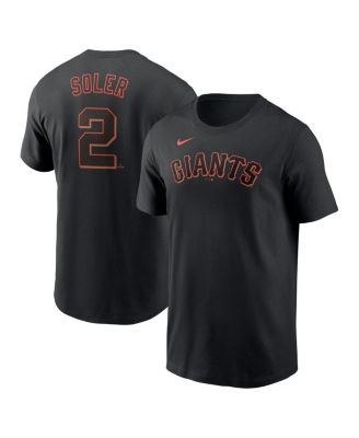 Nike - Men's Jorge Soler Black San Francisco Giants Fuse Name Number T-Shirt