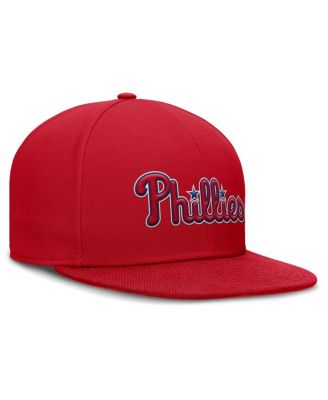 Men's Red Philadelphia Phillies True Performance Fitted Hat