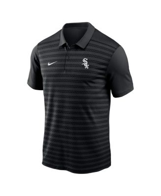 Men's Black Chicago White Sox Authentic Collection Victory Performance Polo Shirt