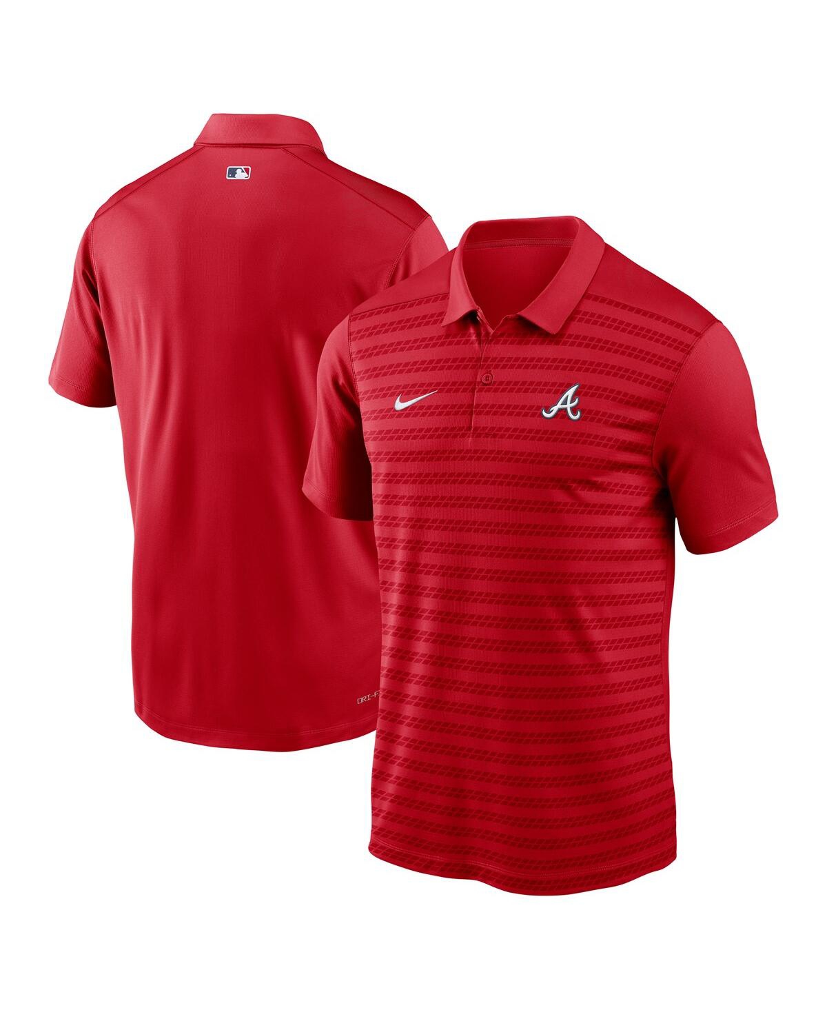 Nike Men's Red Atlanta Braves Authentic Collection Victory Performance Polo Shirt