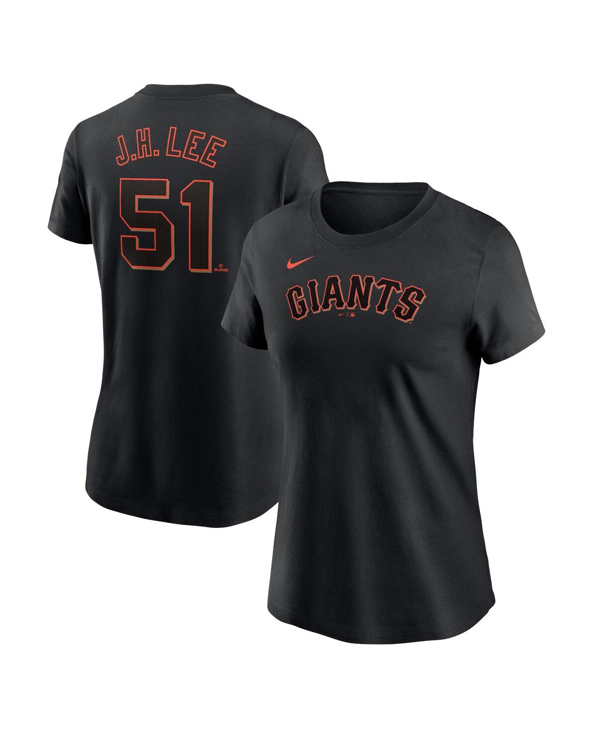 Nike Women's Jung Hoo Lee Black San Francisco Giants Fuse Name Number T-shirt In Black
