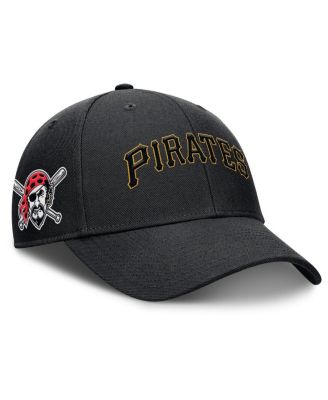 Nike - Men's Black Pittsburgh Pirates Rise Gaberdine Adjustable Hat