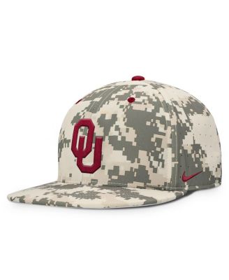 Nike - Men's Digital Camo Oklahoma Sooners 2025 Dugout True Performance Fitted Hat