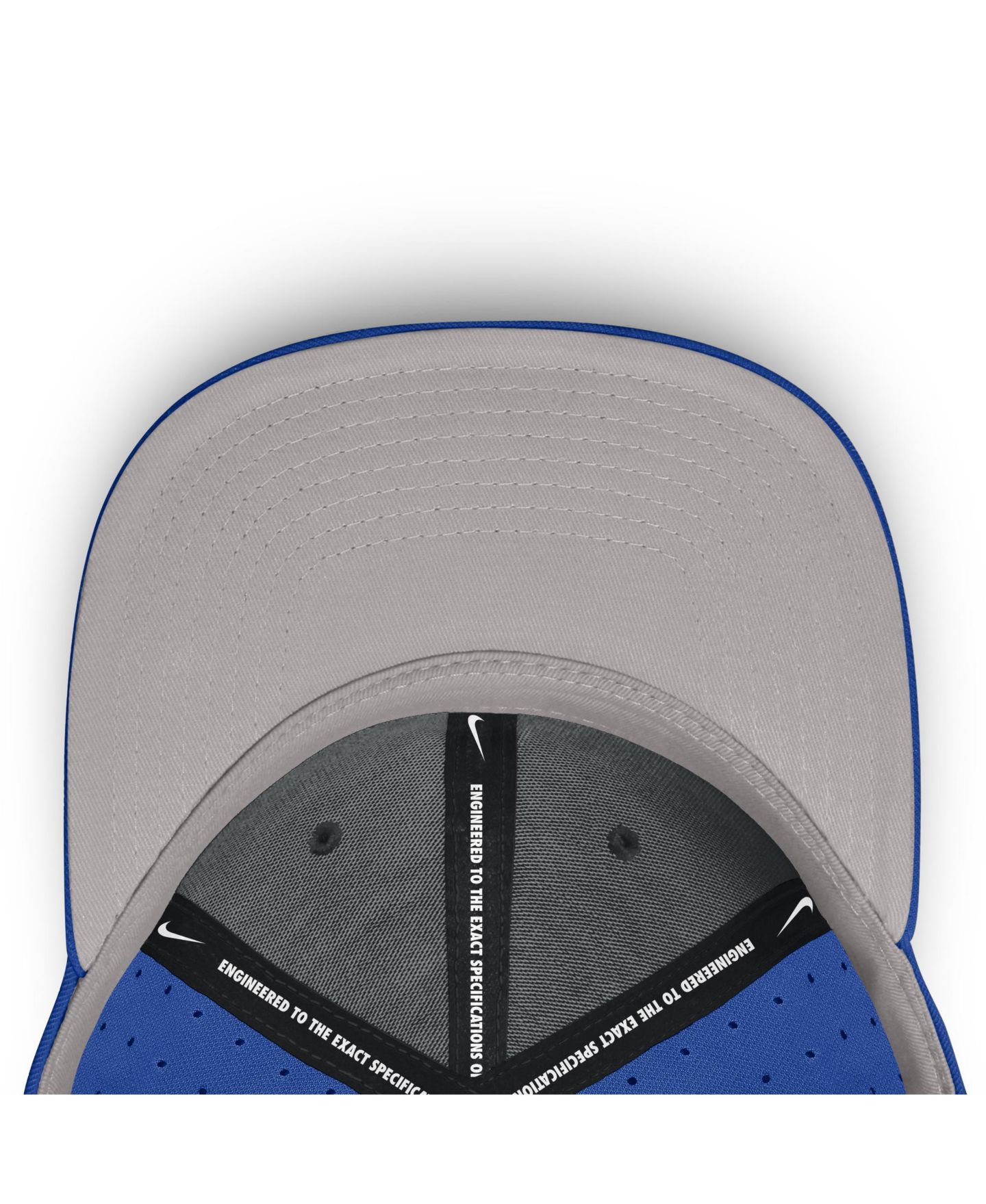 Мужская кепка Nike Royal Duke Blue Devils On-Field Dugout True Performance Fitted Hat — фото 4