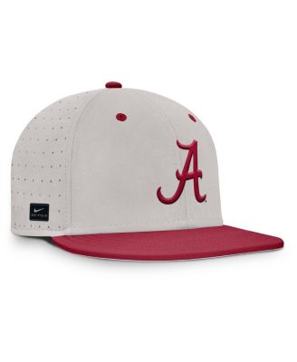 Men's Gray Alabama Crimson Tide On-Field Dugout True Performance Fitted Hat