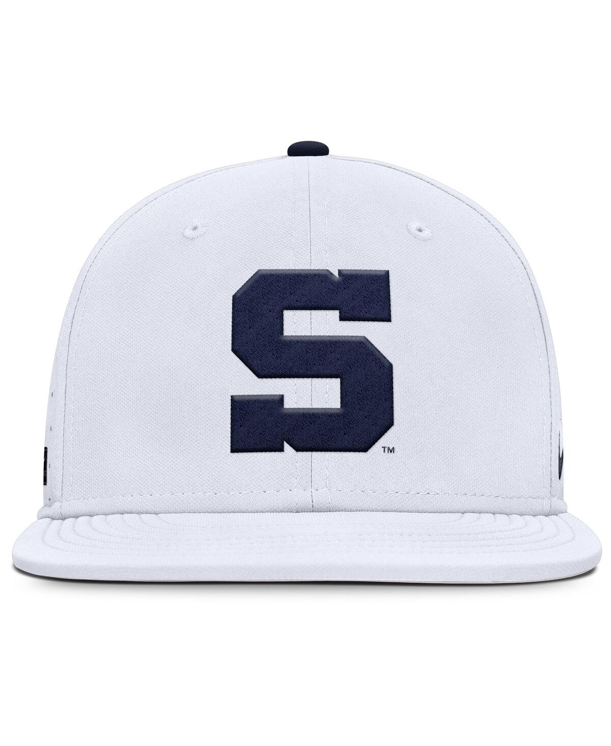 Nike Men's White Penn State Nittany Lions On-field Dugout True Performance Fitted Hat In White
