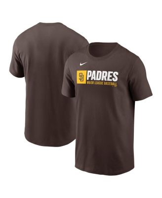 Nike - Men's Brown San Diego Padres Team Block T-Shirt
