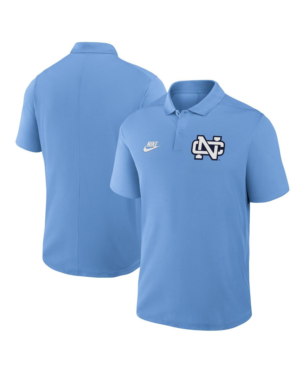 Nike Men's Carolina Blue North Carolina Tar Heels Primetime Victory Legacy Vault Logo Performance Polo Sh In Blue
