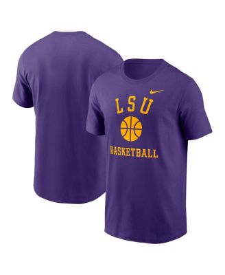 Nike - Men's Purple LSU Tigers Basketball Icon T-Shirt