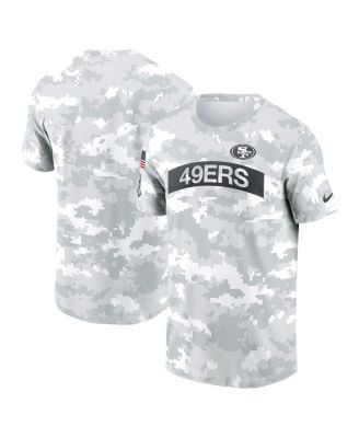 Nike - Men's White San Francisco 49ers 2024 Salute To Service Big Tall Performance T-Shirt