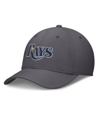 Nike - Men's Gray Tampa Bay Rays Swoosh Performance Flex Hat