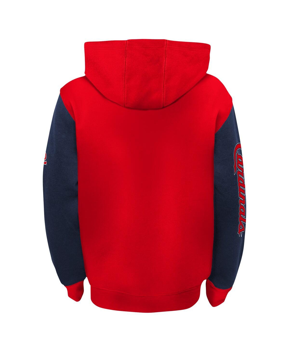 Outerstuff Toddler Red St. Louis Cardinals Postcard Full-zip Hoodie In Red,navy