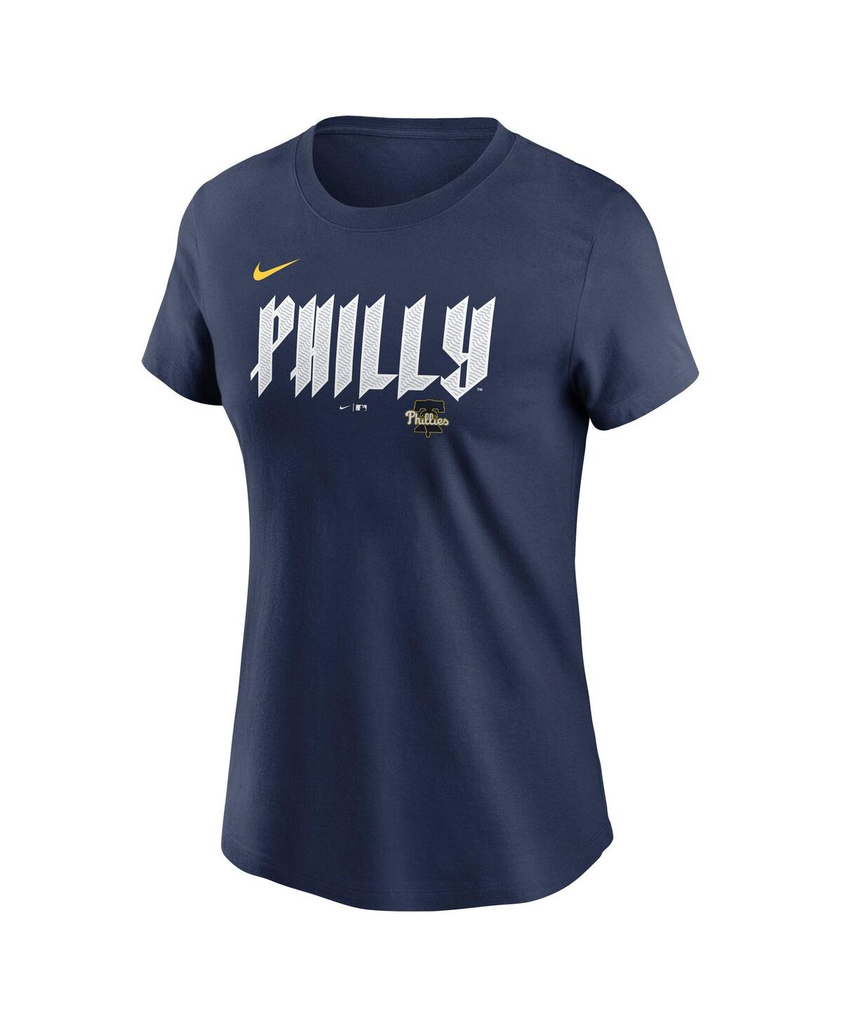 Nike Women's Bryce Harper Navy Philadelphia Phillies 2024 City Connect Fuse Player Name Number T-shirt In Navy