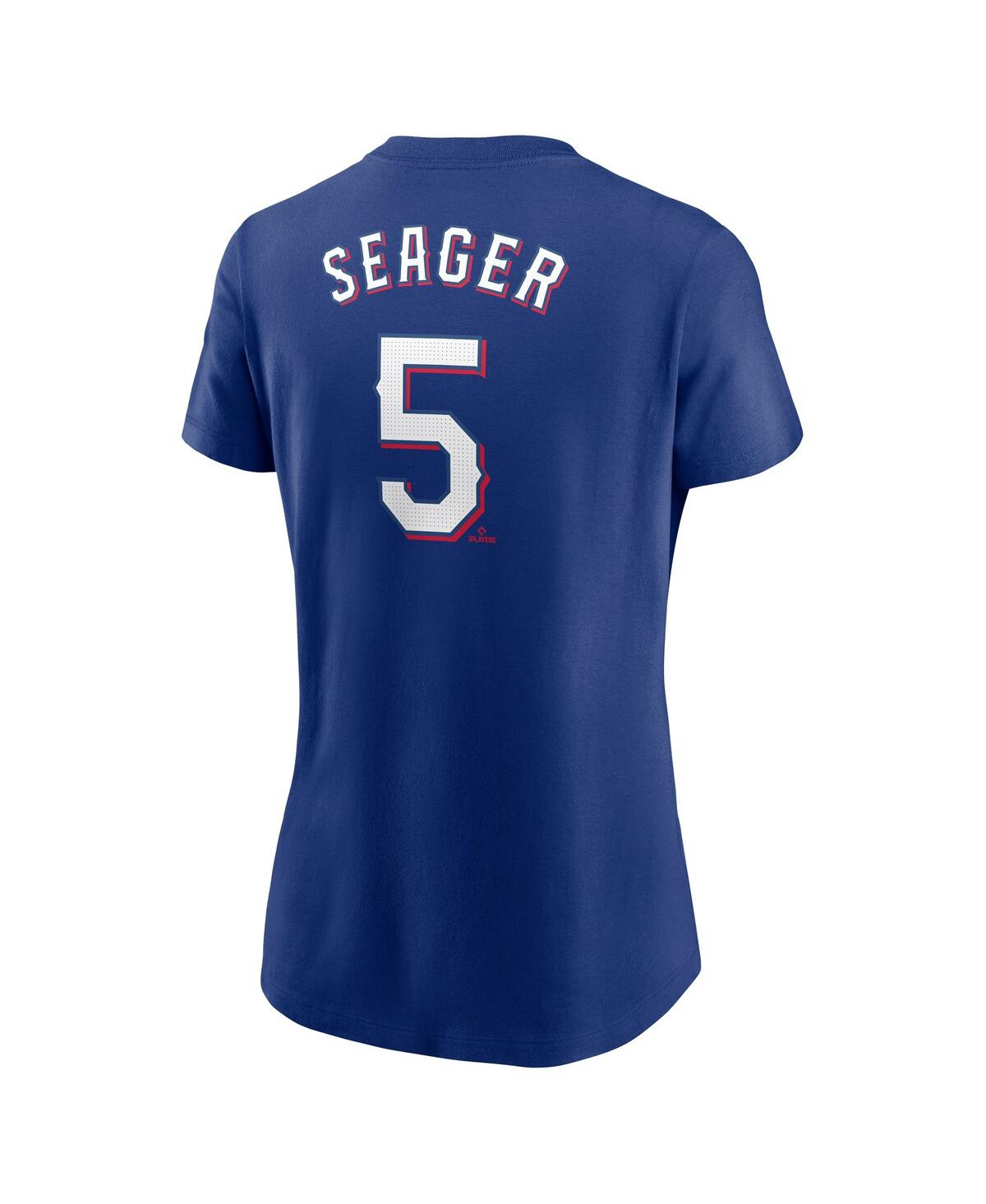 Nike Women's Corey Seager Royal Texas Rangers Fuse Name Number T-shirt In Royal