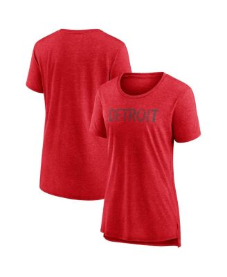 Fanatics - Women's Heather Red Detroit Red Wings Special Edition 2.0 Modern T-Shirt