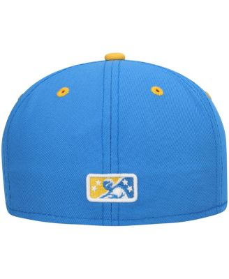Men's Royal Myrtle Beach Pelicans Authentic Collection Team Alternate 59Fifty Fitted Hat