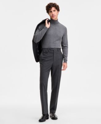 Tayion Collection - Men's Classic-Fit Houndstooth Suit Separate Pants
